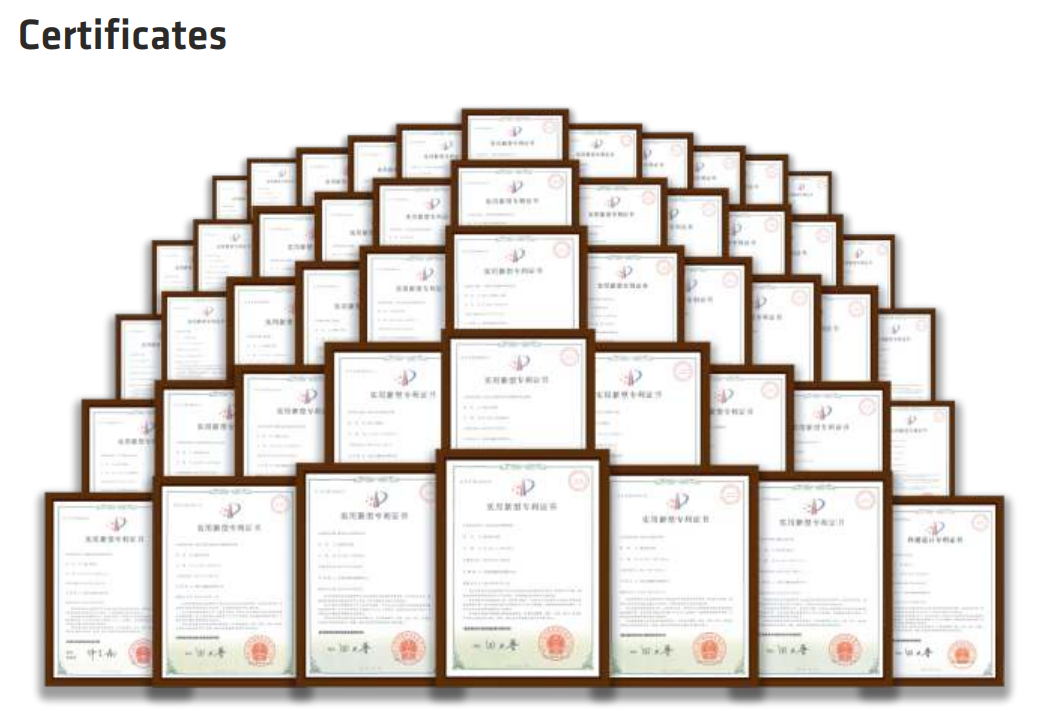 certificates - car wash factory
